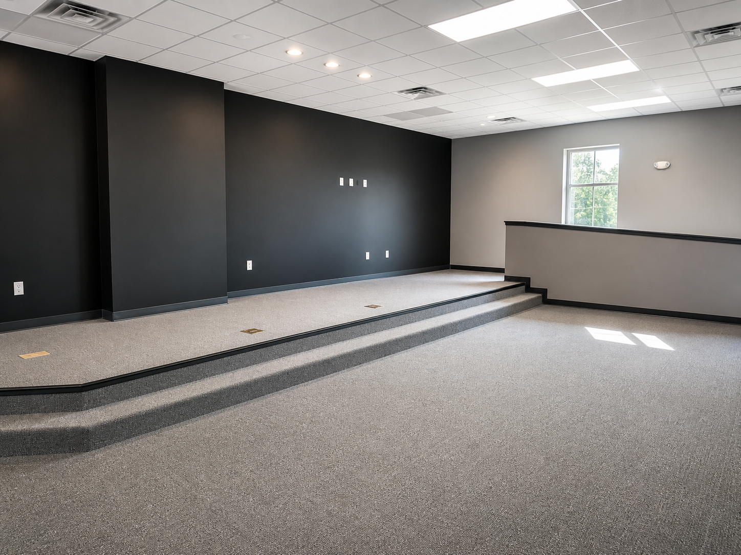 RCCG Victory Temple Knightdale Church Auditorium interior finish